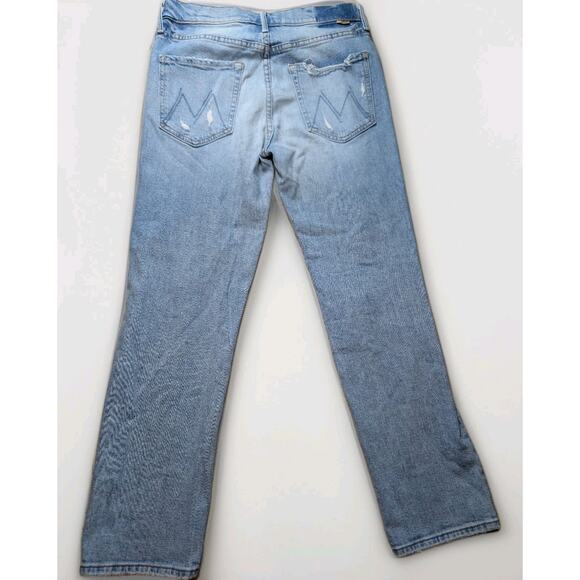 Mother Superior Jeans Womens 28 Trickster Ankle An Icy Confession Distressed - Picture 3 of 11